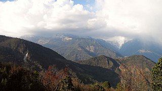 Ausblick vom Mesham Barah Tempel in Gandruk - Pokhara und Annapurna - Landschaft