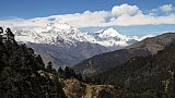 Dhaulagiri von Deorali bei Ghorepani - Pokhara und Annapurna - Landschaft