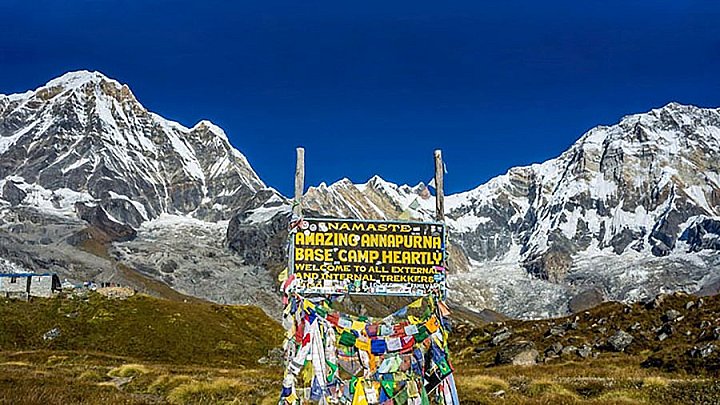 Eisriesen vom Annapurna Basecamp - Pokhara und Annapurna - Landschaft