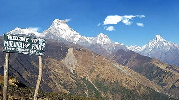 Muldhai Viewpoint in der Annapurna-Region - Pokhara und Annapurna - Landschaft