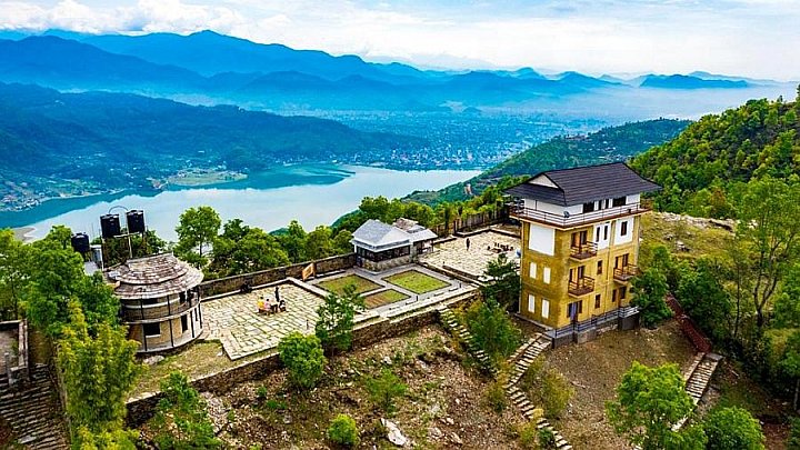 Pumdikot Mountain Lodge s&uuml;dlich von Pokhara - Pokhara & Annapurna - Schlafen & Essen