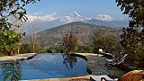 Annapurna vom Tiger Mountain Pokhara Resort - Pokhara & Annapurna - Schlafen & Essen