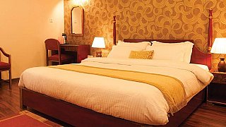 Deluxe-Zimmer im Mandala Boutique Hotel - Kathmandu-Tal: Essen & Schlafen