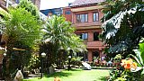 Garten im Newa Chen Heritage Hotel - Kathmandu-Tal: Essen & Schlafen