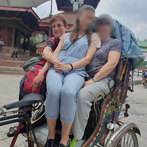 Fahrrad-Rikscha in Kathmamdu - Nepal-Blog