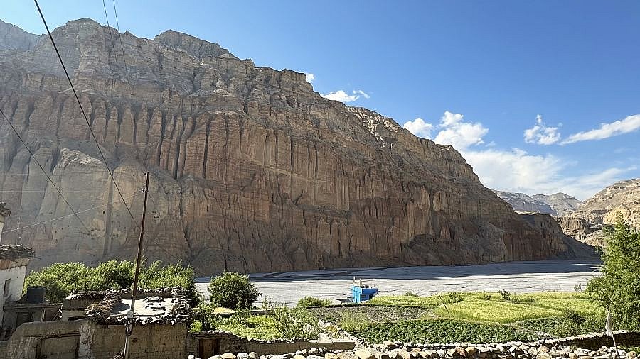Felder von Chusang - Nepal - Mustang 2024 - Land und Leute
