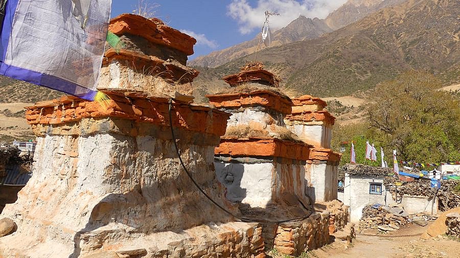 Chorten in Samar - Nepal - Mustang 2024 - Land und Leute