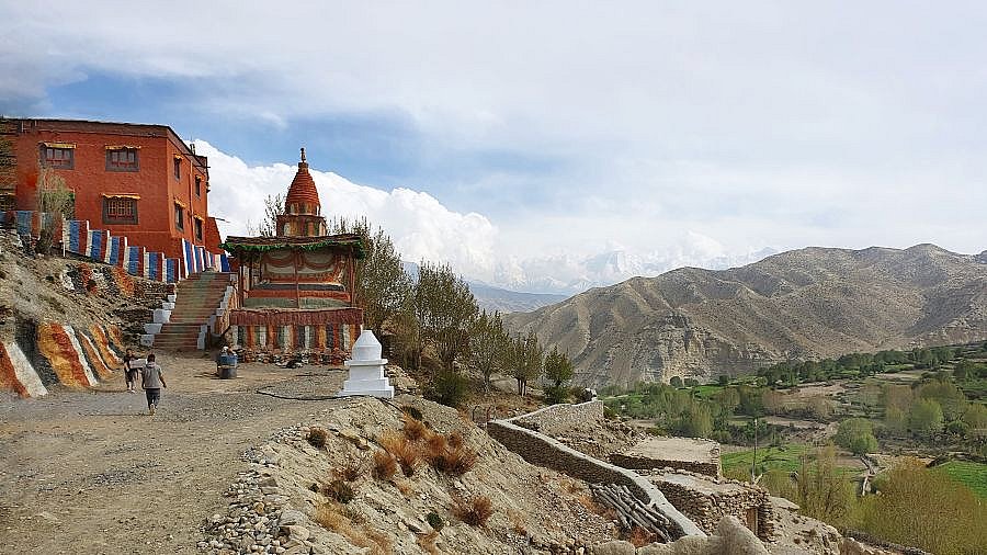 Pal-Sa-Ngor Tashi Choeling Kloster in Ghiling - Nepal - Mustang 2024 - Sehensw&uuml;rdigkeiten