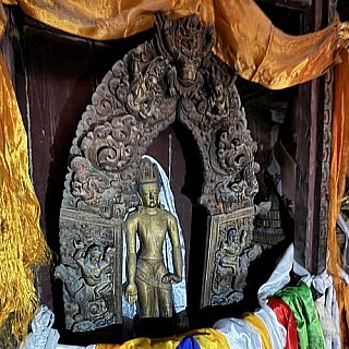 Buddha-Statue - Nepal - Mustang 2024 - Land und Leute