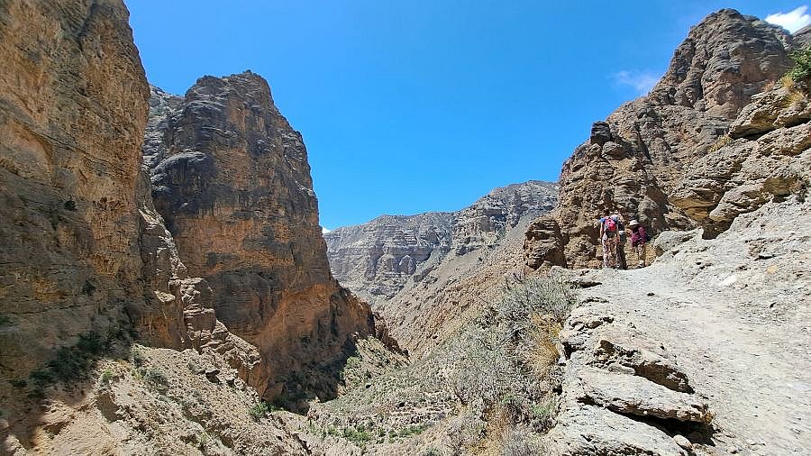 Fu&szlig;marsch zur Chungsi Cave - Mustang 2024 - Landschaft