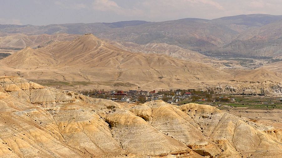 Blick auf Lo Manthang 2024 - Nepal - Mustang 2024 - Land und Leute
