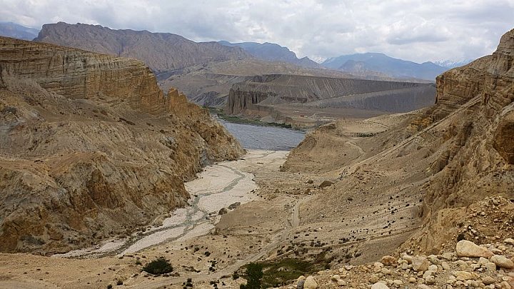 Kali Gandaki-Tal bei Tsarang - Mustang 2024 - Landschaft