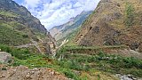Schroffe Landschaft im Kali Gandaki-Tal - Pokhara und Annapurna - Landschaft