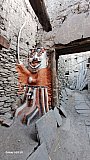 Schutzpatron des "khe", in Kagbeni - Nepal - Mustang 2024 - Land und Leute
