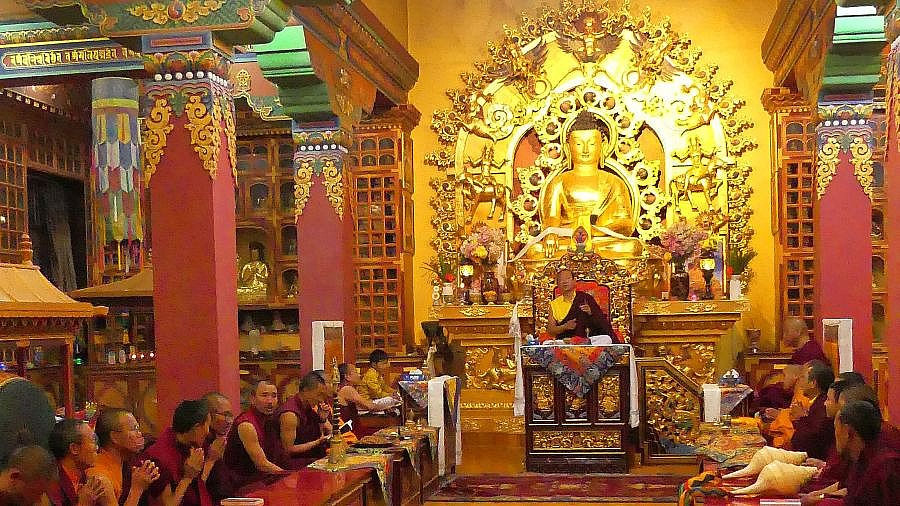 Gebetszeremonie in Kagbeni - Nepal - Mustang 2024 - Land und Leute