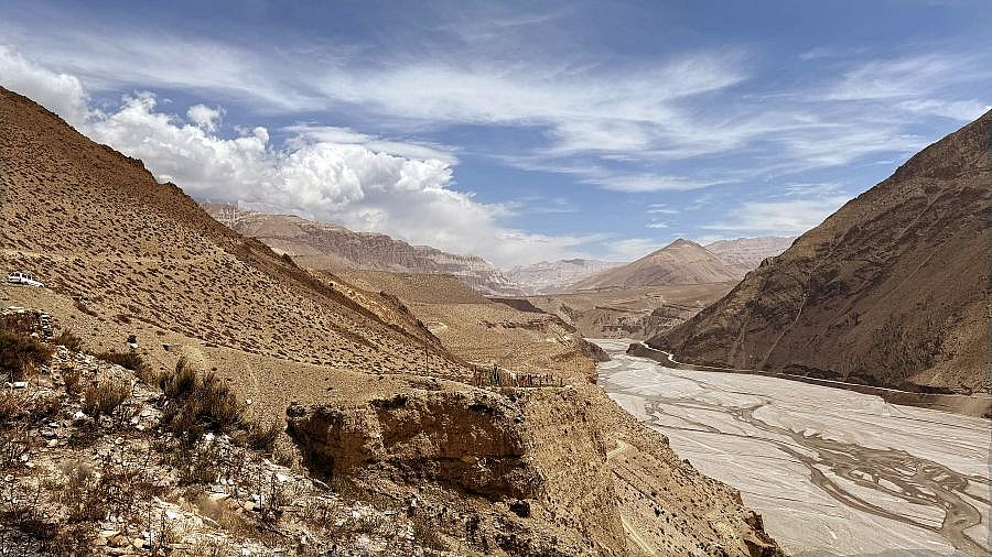 Kali Gandaki-Tal nordw&auml;rts - Mustang 2024 - Landschaft