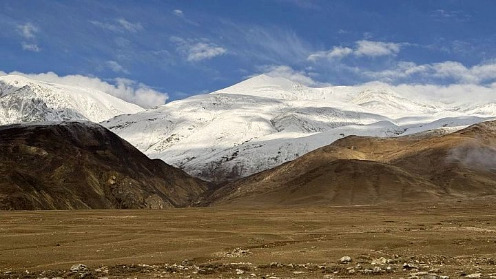 Schneebedeckte Berge in Upper Mustang - Mustang 2024 - Landschaft