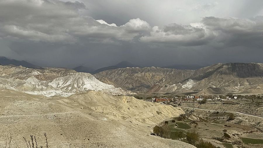 Blick auf Lo Manthang - Mustang 2024 - Landschaft