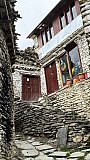 Gasse in Marpha - Nepal - Mustang 2024 - Land und Leute