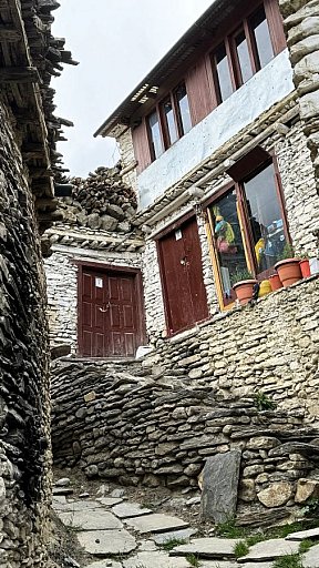 Gasse in Marpha - Nepal - Mustang 2024 - Land und Leute