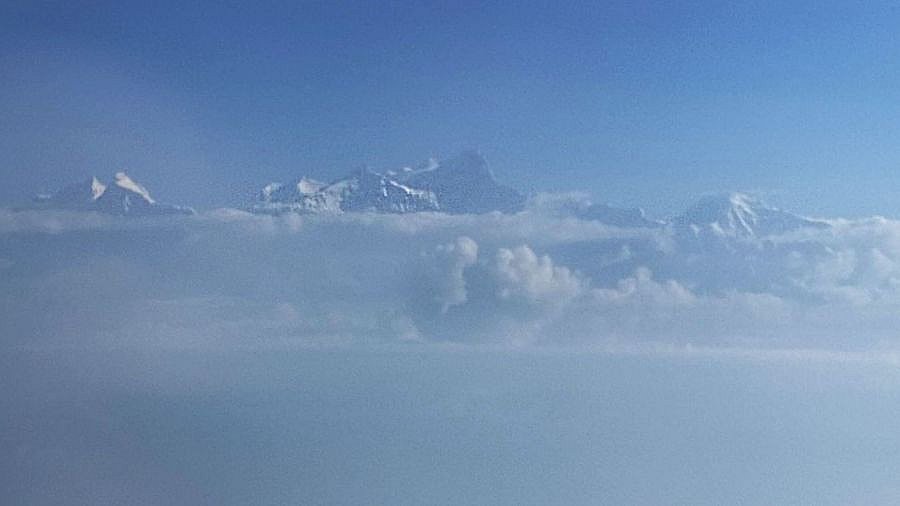 Flug von Pokhara nach Kathmandu - Mustang 2024 - Landschaft