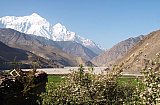 Blick von Kagbeni in das Kali Gandaki-Tal - Nepal - Mustang - verbotenes K&ouml;nigreich 1993 & 97