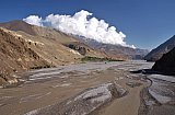 Blick von Kagbeni in das Kali Gandaki-Tal - Nepal - Mustang - verbotenes K&ouml;nigreich 1993 & 97