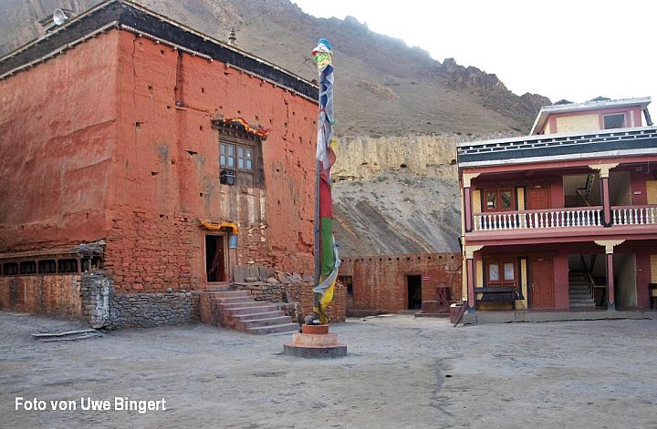 Kloster Kag Choede in Kagbeni - Nepal - Mustang - verbotenes K&ouml;nigreich 1993 & 97