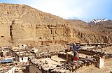 Spaziergang durch das Dorf Chele - Nepal - Mustang - verbotenes K&ouml;nigreich 1993 & 97