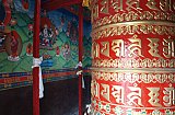 Gebetsm&uuml;hle und Wandmalereien in Lo Gekar - Nepal - Mustang - verbotenes K&ouml;nigreich 1993 & 97