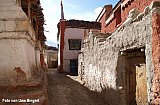 Urige Gasse in Lo Manthang - Nepal - Mustang - verbotenes K&ouml;nigreich 1993 & 97