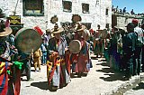 Prozession zum Tigi-Festival in Lo Manthang - Nepal - Mustang - verbotenes K&ouml;nigreich 1993 & 97