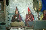 Buddhistische Cham-Musik beim Tigi-Fest - Nepal - Mustang - verbotenes K&ouml;nigreich 1993 & 97