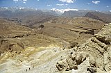 Weiter Blick zwischen Lo Manthang und Yara - Nepal - Mustang - verbotenes K&ouml;nigreich 1993 & 97
