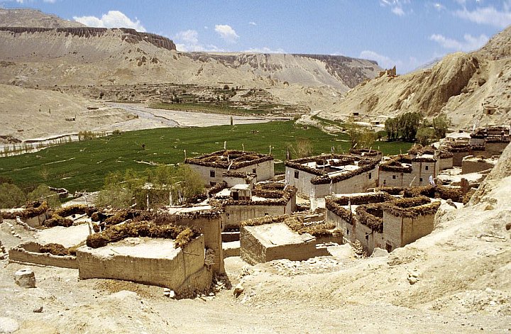 Dorf Dhi zwischen Lo Manthang und Yara - Nepal - Mustang - verbotenes K&ouml;nigreich 1993 & 97