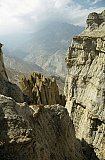 Sandsteinfelsen in Mustang - Nepal - Mustang - verbotenes K&ouml;nigreich 1993 & 97