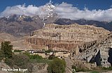 Dorf Tetang in Upper Mustang - Nepal - Mustang - verbotenes K&ouml;nigreich 1993 & 97