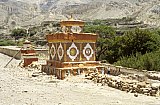 Chorten auf dem Weg von Muktinath nach Jomosom - Nepal - Mustang - verbotenes K&ouml;nigreich 1993 & 97