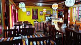 Restaurant im Yak Donald Hotel - Nepal Mustang 2024 - Essen und Schlafen