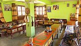 Restaurant im Braka Guesthouse - Nepal Mustang 2024 - Essen und Schlafen
