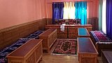 Aufenthaltsraum im Hotel Lhasa - Nepal Mustang 2024 - Essen und Schlafen