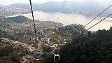 Cable Car von Pokhara nach Sarangkot - Nepal Himalaya-Panoramen