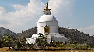 World Peace Stupa in Pokhara - Nepal - Sehensw&uuml;rdigkeiten