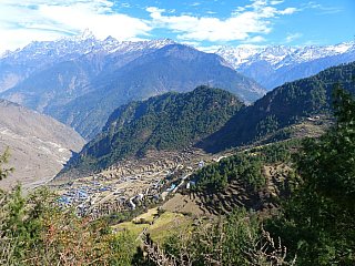 2014 - Chilimi-Tal im Langtang-Gebiet in Nepal - Helambu-Langtang: Landschaft