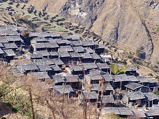 2014 - Tamang Heritage Village Gatlang im Langtang-Gebiet - Helambu-Langtang: Landschaft