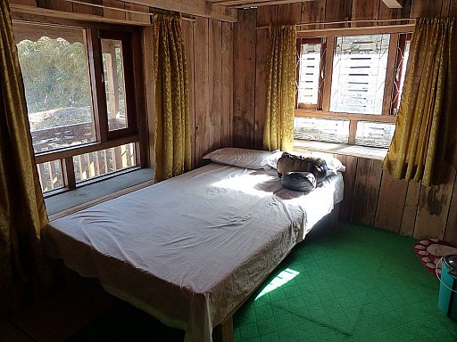 2014 - Zimmer in der Tamang Heritage Lodge in Gatlang - Helambu & Langtang - Essen & Schlafen
