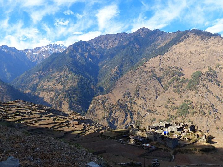 2014 - Ausblick auf Gatlang - Helambu-Langtang: Landschaft