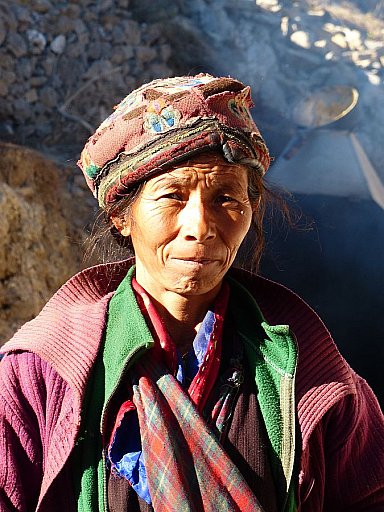 2014 - Tamang Frau in Gatlang - Helambu-Langtang: Land und Leute