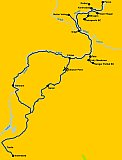Route auf dem Karakorum Highway - Pakistan-Blog