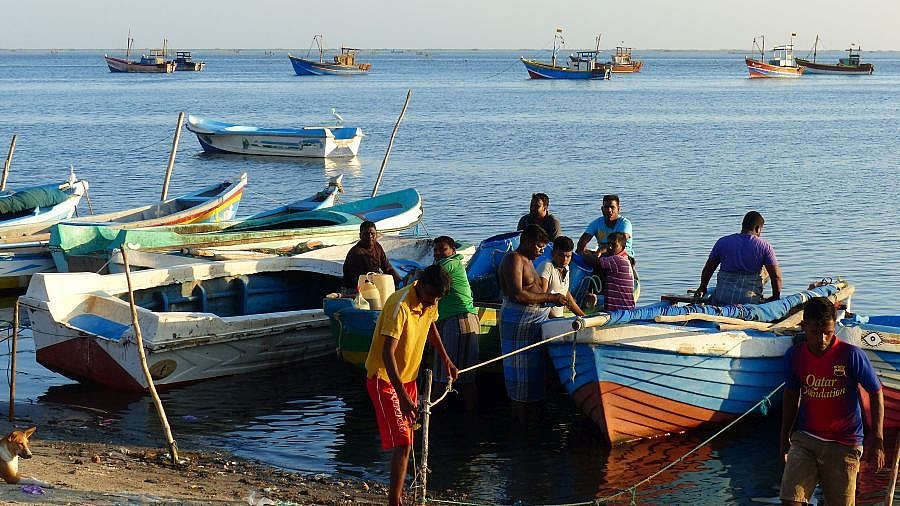 Vorbereitung zum Fischfang - Sri Lanka - Land und Leute